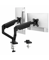 Lofree Gas Spring Monitor Mount Full-Motion Dual Arm Desk Mount Supports 13 to 32 Inch Monitors