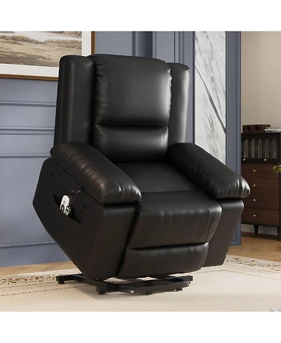 gaomon Heat and Massage Electric Power Lift Recliner Sofa Chair for Seniors, Living Room
