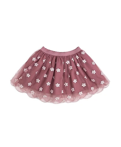 Sweet Wink Baby Girls Berry Floral Embroidered Tutu Skirt
