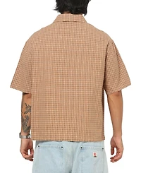 Carre Men's Grid Button Up Shirt
