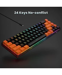 Lofree 65% Ultra-Compact Wired Anti-Ghosting Gaming Membrane Keyboard