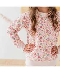 Sweet Wink Toddler Girls Berry Floral Sweatshirt