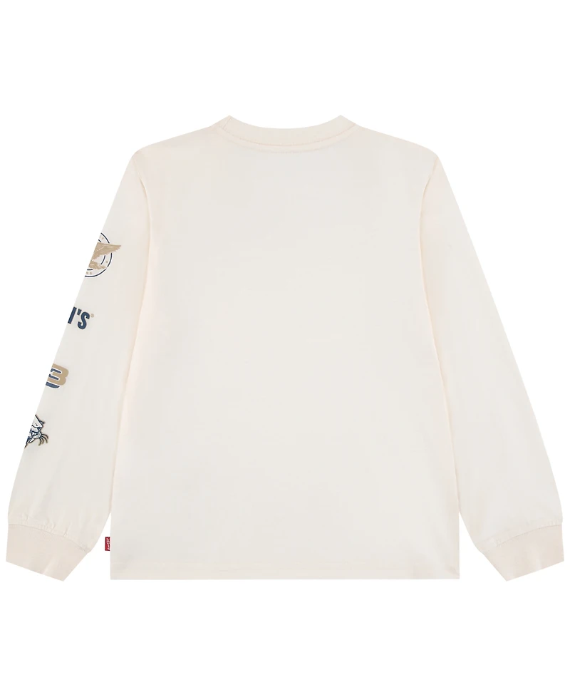 Levi's Boys' 8-20 Collegiate Icons Long-Sleeve T-Shirt