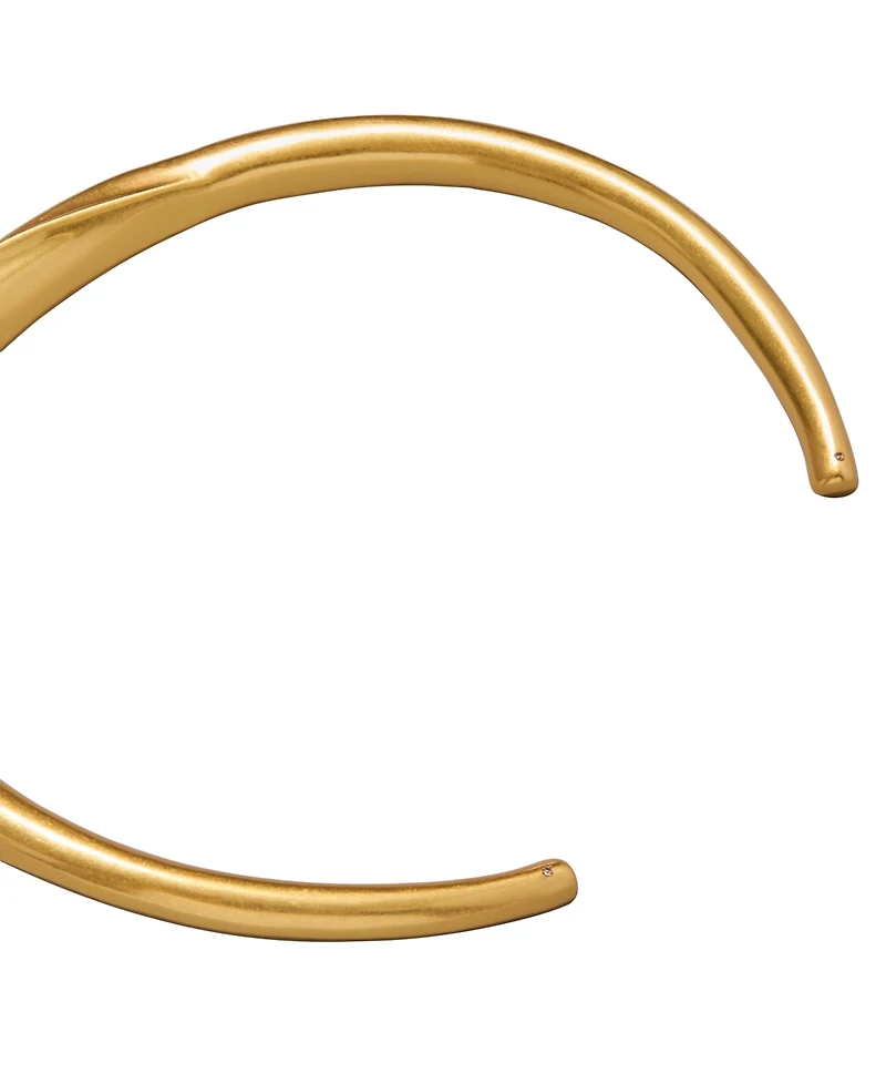 Donna Karan New York Gold-Plated Folded Hard Collar Necklace