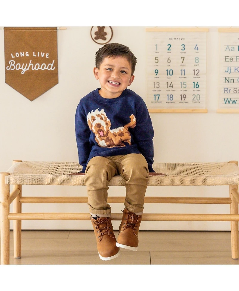 Sweet Wink Little Boys Vintage Puppy Sweater