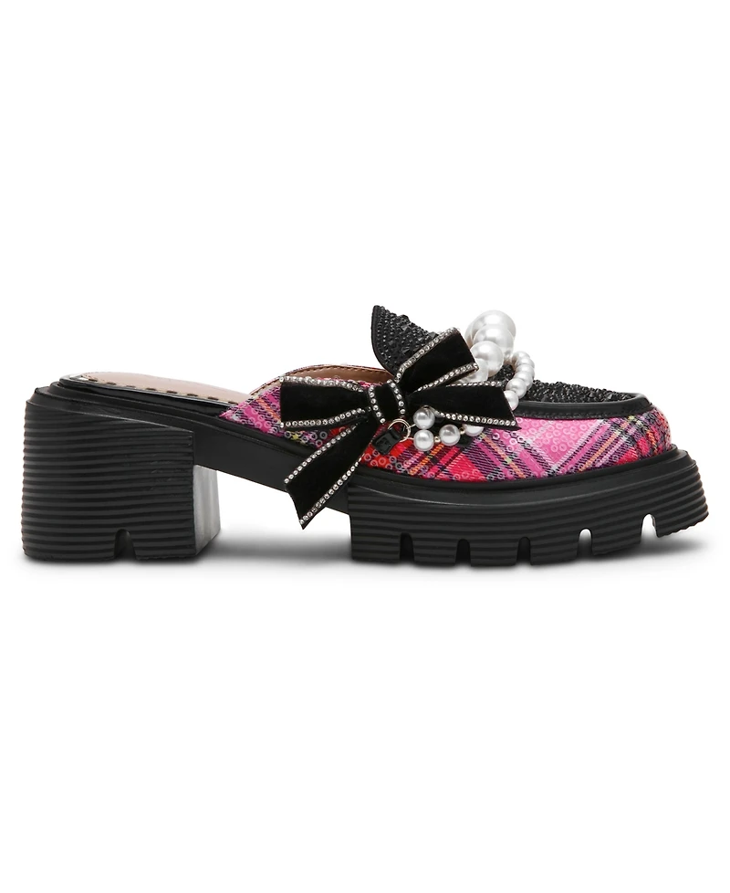 Betsey Johnson Women's Haven Platform Loafers Mules