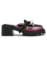 Betsey Johnson Women's Haven Platform Loafers Mules