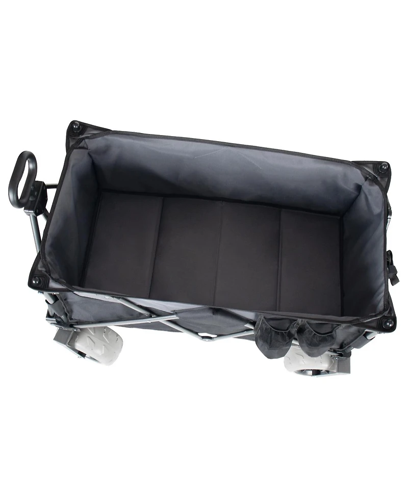 Streamdale Furniture Heavy Duty Folding Camping and Beach Wagon Cart with Canopy, 480LBS