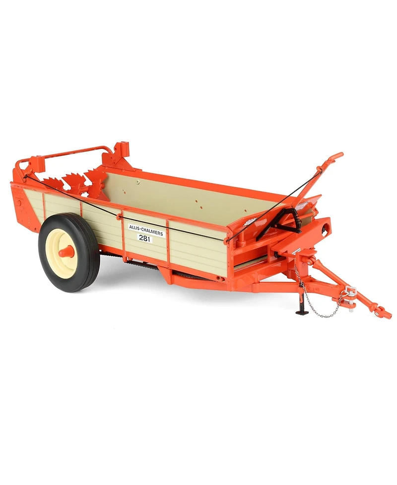 Spec Cast 1/16 Scale Allis Chalmers 281 Manure Spreader Wagon with Rotating Beaters & Rolling Rubber Tires