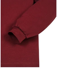 Hope & Henry Little and Big Girls' Xxs- Xl Organic Mock Neck Balloon Sleeve Knit Top