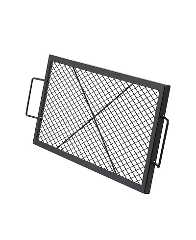 Vevor 32" Rectangle Cooking Grate Fire Pit Grill Grate X-Marks Heavy-Duty Steel