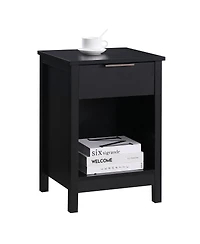 Streamdale Furniture Retro 3-Tier Nightstand with Drawer and Shelf