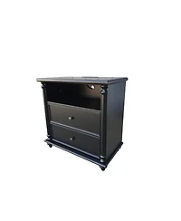 Streamdale Furniture 28" Nightstand with Charging Station and 2 Drawers