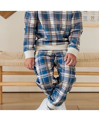 Sweet Wink Little Boys Plaid Jogger