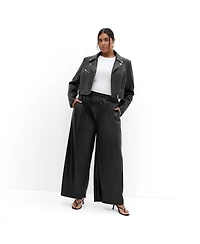 City Chic Women's Amira Faux Leather Jacket