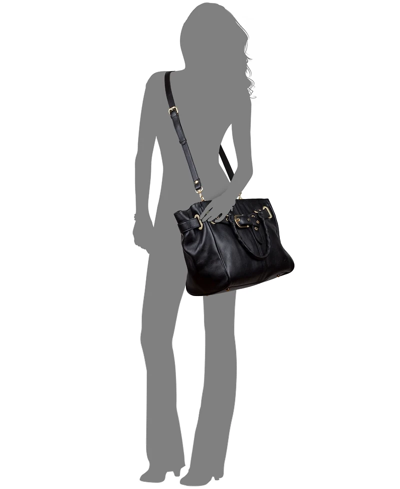 Patricia Nash Kari Belted Extra-Large Satchel Handbag