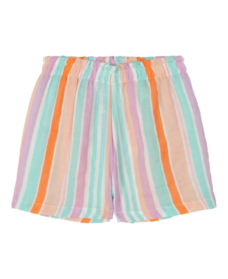 Super Kitties Toddler Girls' 2-Piece Short Sleeve Tee and Gauze Shorts Set