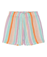 Super Kitties Toddler Girls' 2-Piece Short Sleeve Tee and Gauze Shorts Set