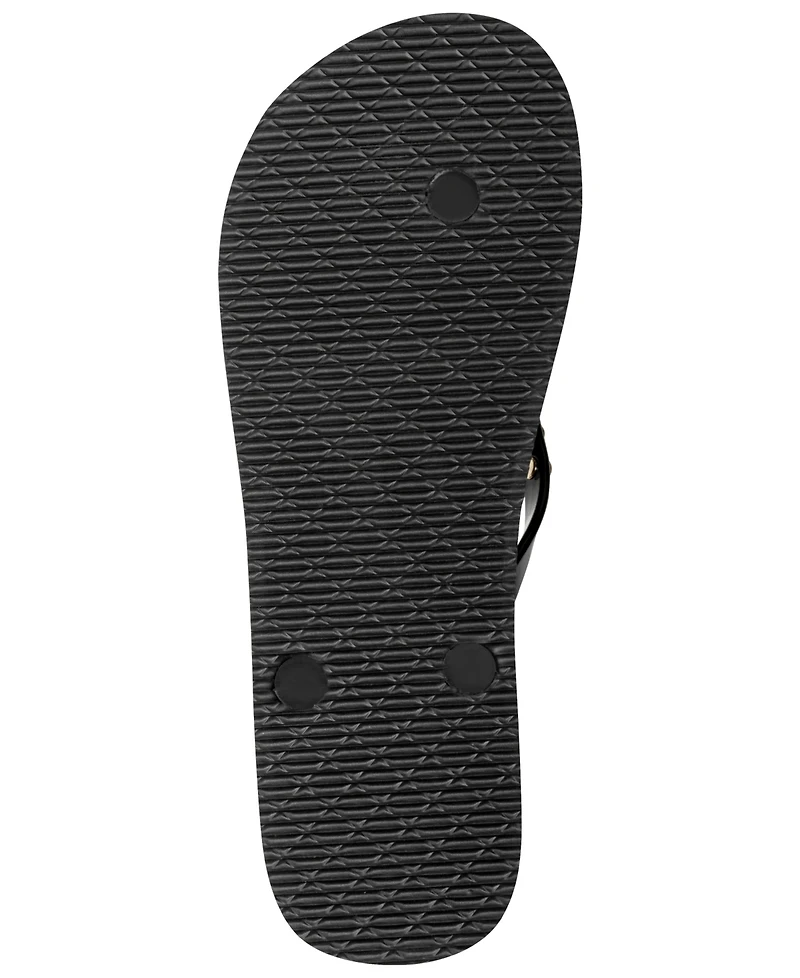 Karl Lagerfeld Paris Women's Zemira Flower Slip-On Flip Flops