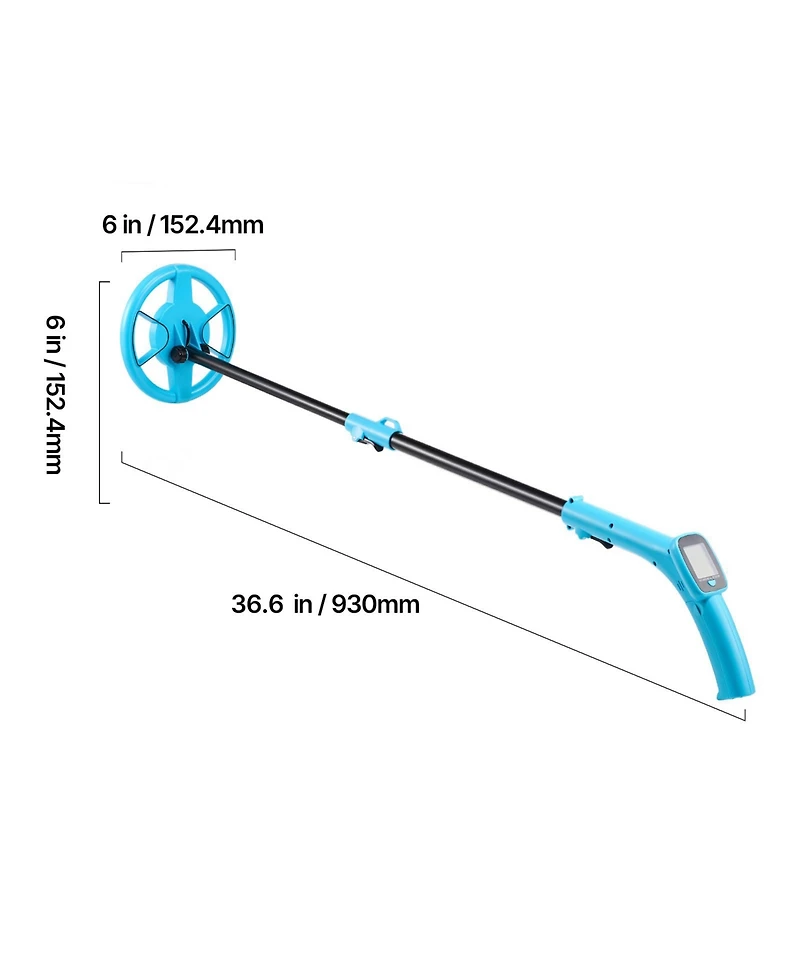 Hongge Lightweight 4 in Depth Metal Detector with Lcd Display and 6 in IP68 Waterproof Search Coil