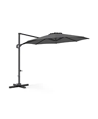 Gouun 10 Ft Cantilever Patio Umbrella with Easy Tilt Adjustment