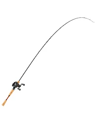 Hongge IM7 Carbon Fiber Baitcasting Rod and Reel Combo 6.5 ft with Cork Handle and Ceramic Ring Guides
