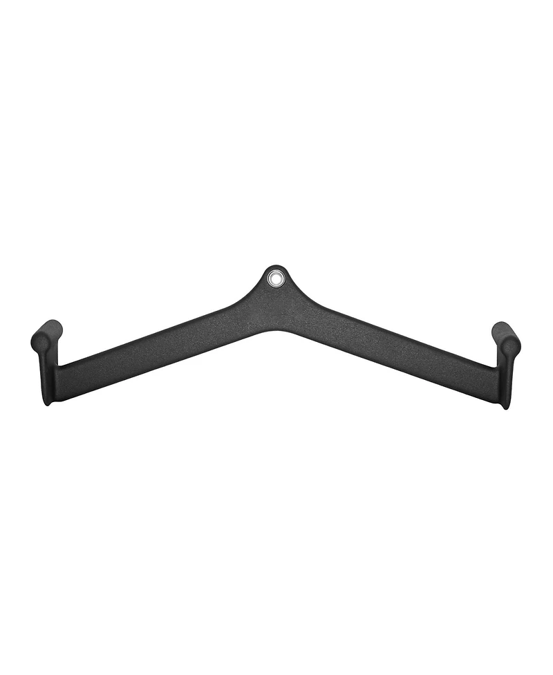 Hongge Lat Pulldown V-Bar Cable Machine Attachment Solid Steel with Rubber Coated Grips Rated to 1212 lbs