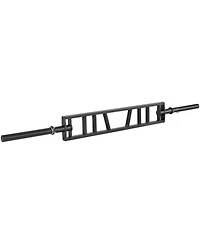 Hongge Multi-Grip Swiss Barbell 2 in with 3 Knurled Grip Positions 550 lbs Capacity and 2 Collars