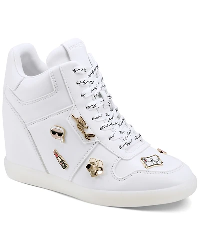 Karl Lagerfeld Paris Women's Spirea Wedge Sneakers
