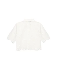 Mint Velvet Women's Cotton Broderie Shirt