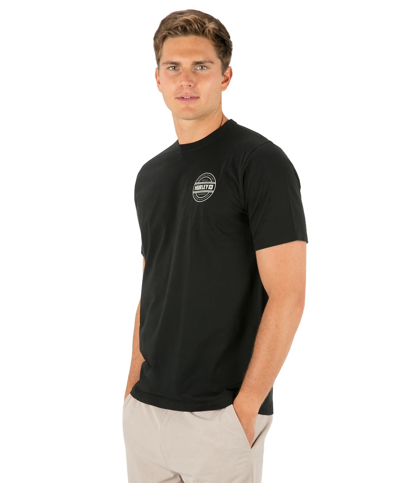 Hurley Men's Classic Crewneck Short-Sleeve T-Shirt