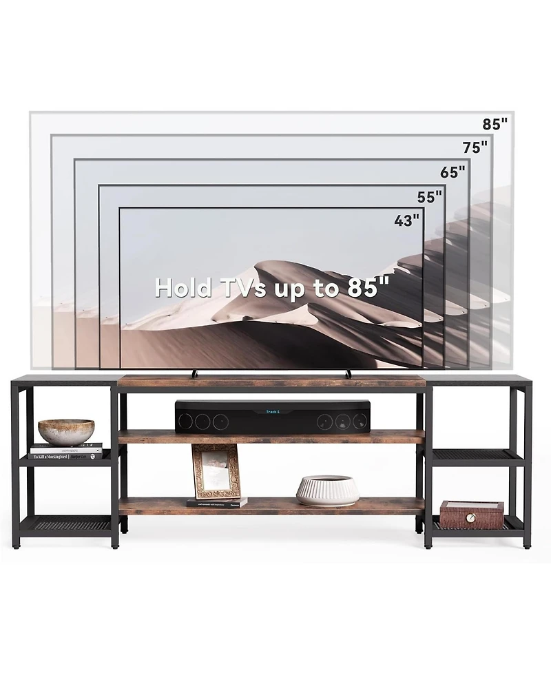 Tribesigns 78" Tv Stand for TVs up to 85", Farmhouse