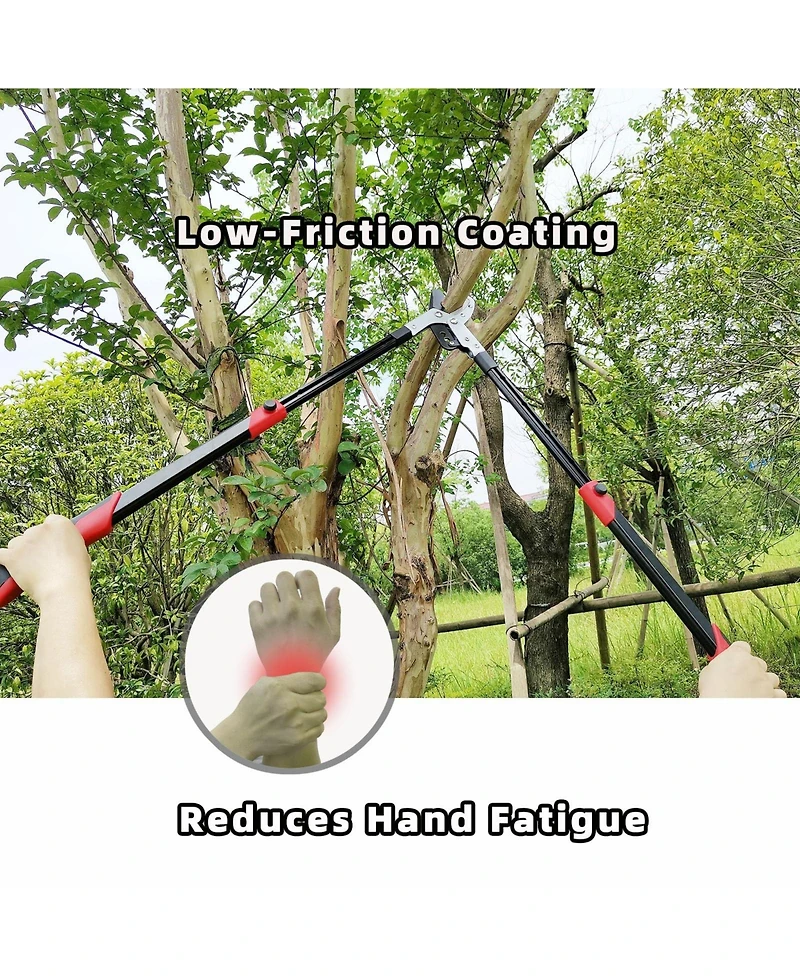 Xdovet Loppers Heavy Duty Tree Trimmer Extendable Pruner Compound Action