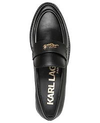Karl Lagerfeld Paris Women's Pomegranite Bit Slip-On Loafers