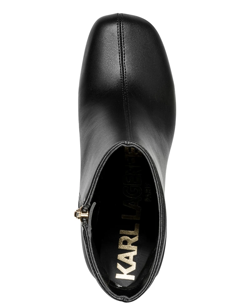 Karl Lagerfeld Paris Women's Malika Platform Booties