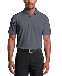 Pga Tour Men's Herringbone Jacquard Golf Polo Shirt