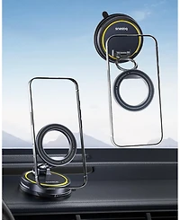 Baseus MagSafe Magnetic Vacuum-Seal Car Phone Mount for iPhone 12-17 and Android