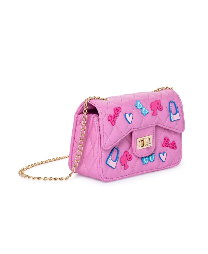 Barbie Classic Quilted Kids Handbag with Charms