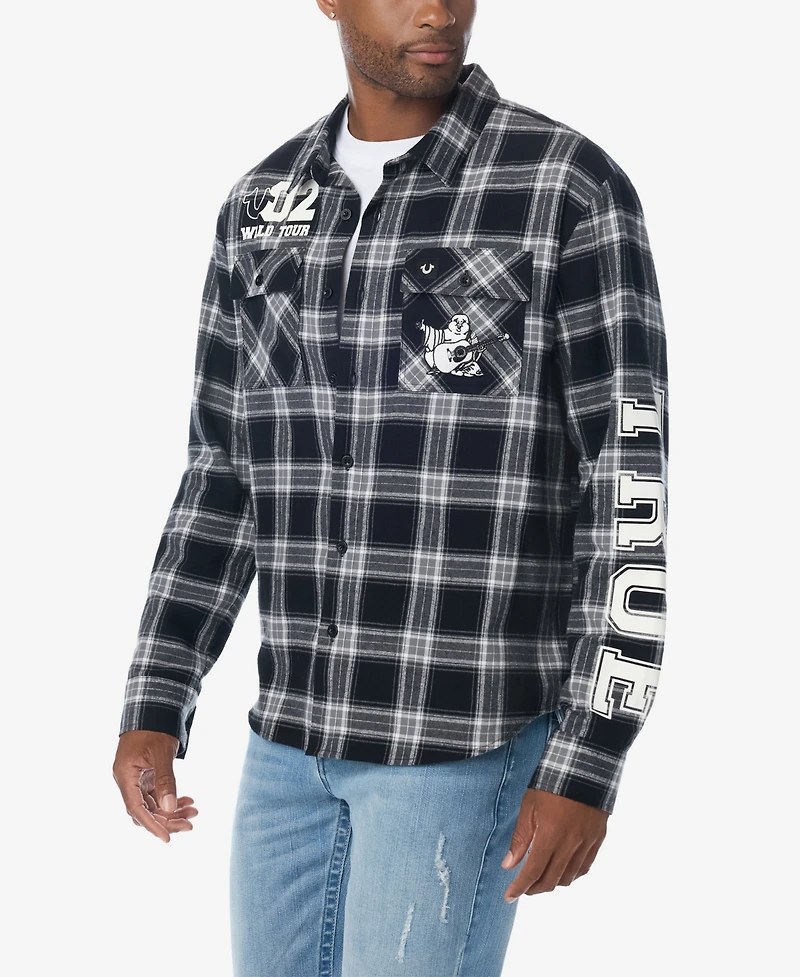 True Religion Men's Flannel Freshmen Shirt