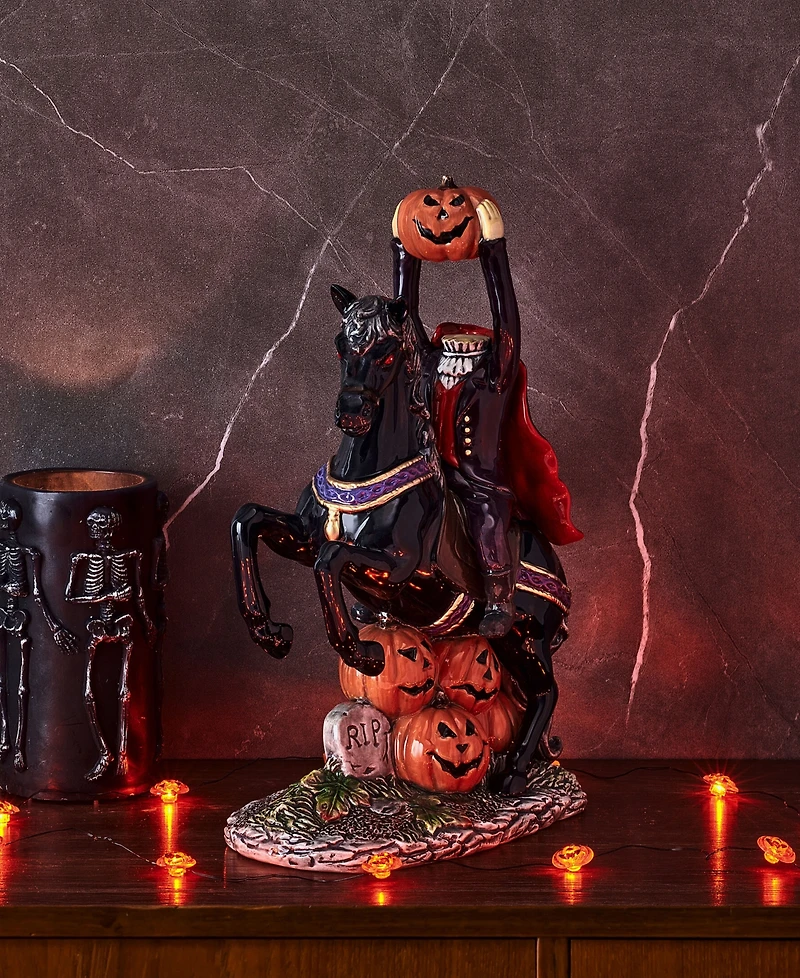 Fitz and Floyd Halloween Harvest Headless Horseman Figurine