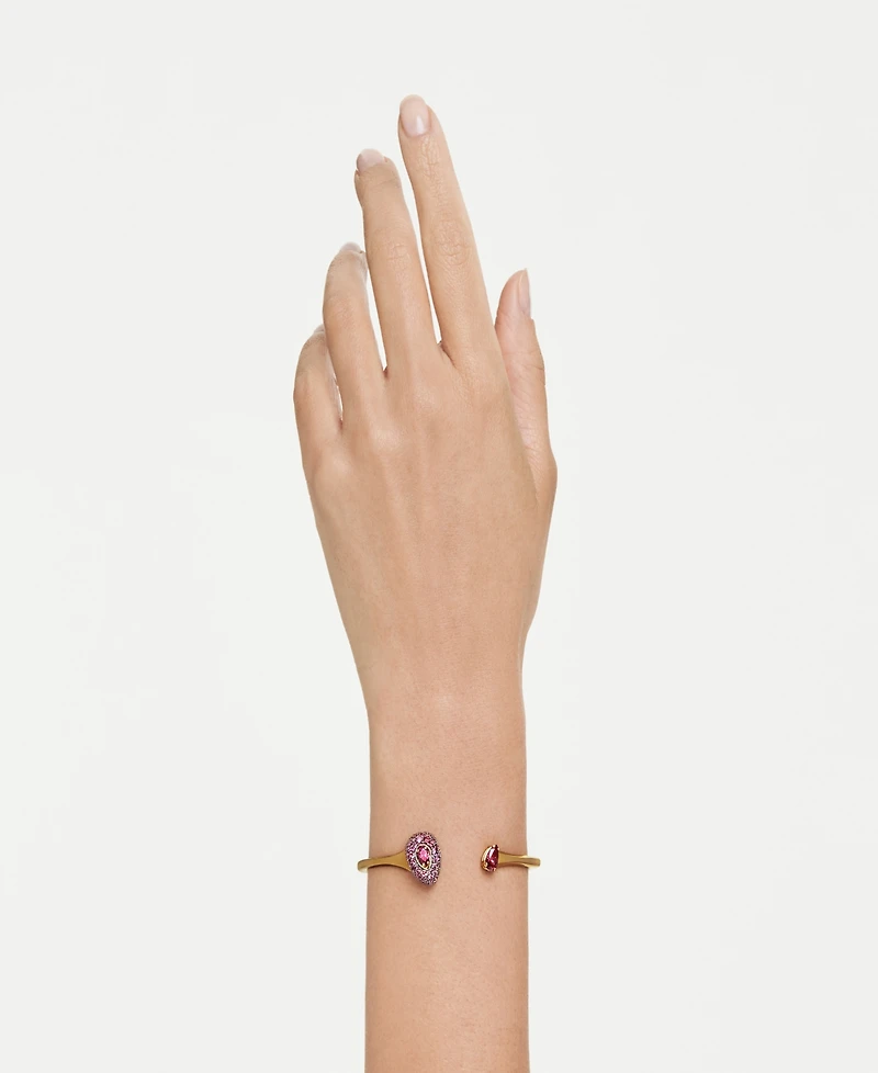 Swarovski Gold-Tone Plated Red Crystal Bracelet