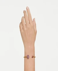 Swarovski Gold-Tone Plated Red Crystal Bracelet