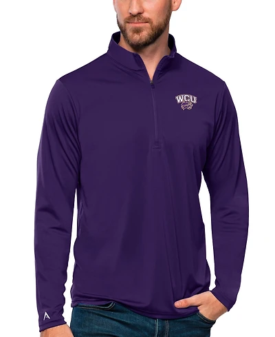 Antigua Men's Purple Western Carolina Catamounts Tribute Quarter-Zip Sweatshirt