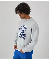 Champion Men's Heather Gray New York Giants Reverse Weave Fleece Pullover Sweatshirt
