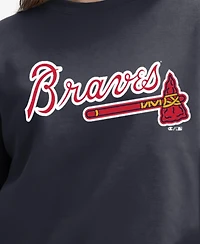Champion Women's Atlanta Braves All-Star Relaxed-Fit Crew Neck Sweatshirt