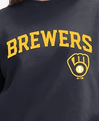 Champion Women's Milwaukee Brewers All-Star Crewneck Pullover Sweatshirt