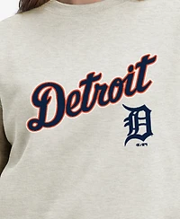 Champion Women's Detroit Tigers All-Star Relaxed-Fit Dropped-Shoulder Sweatshirt