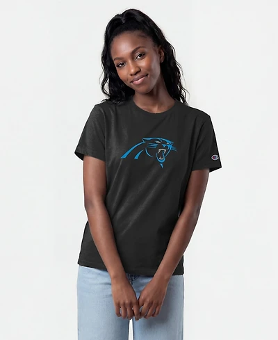 Champion Women's Carolina Panthers Crewneck T-Shirt