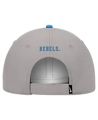 Nike Men's Gray Ole Miss Rebels Ripstop Dri-fit Adjustable Hat