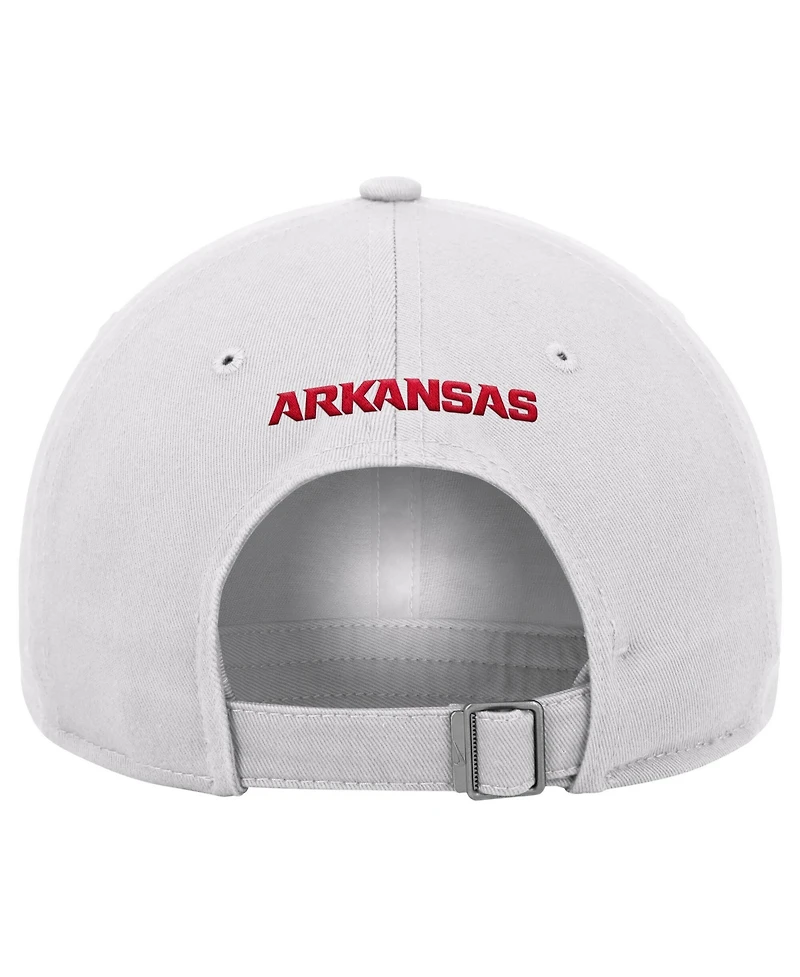 Nike Men's White Arkansas Razorbacks 2026 On-Field Club Adjustable Hat